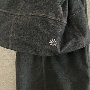 Athleta charcoal gray flare yoga pants